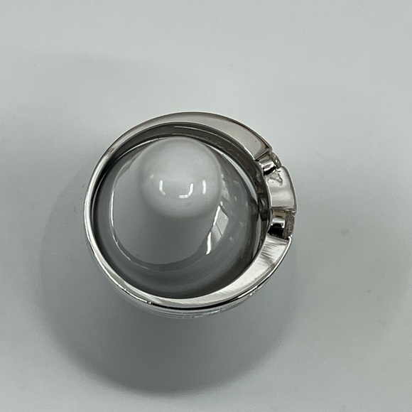 Vintage Sparkling Multi-Band Sterling Silver Ring with CZ Accents – Size 7 - Picture 11 of 14